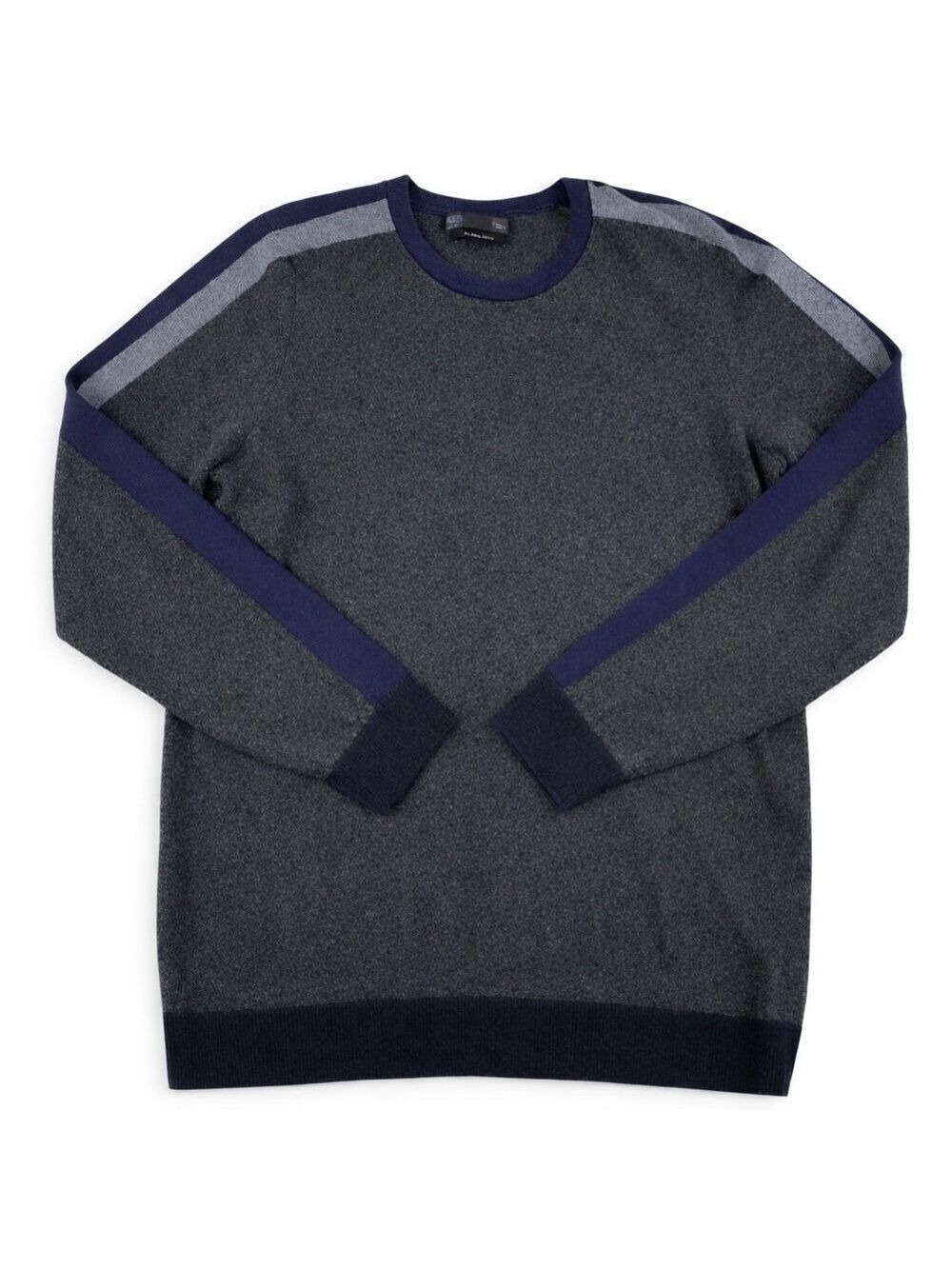M&S Jumper Sweater Men's Crewneck Knit Grey Large - New Without Tags